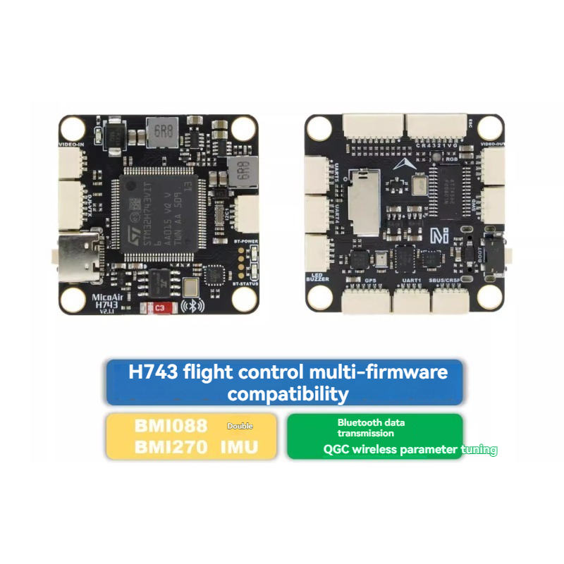 Drone Gimbal Controller - Kontroler lotu MicoAir743 V2, podwójny IMU,