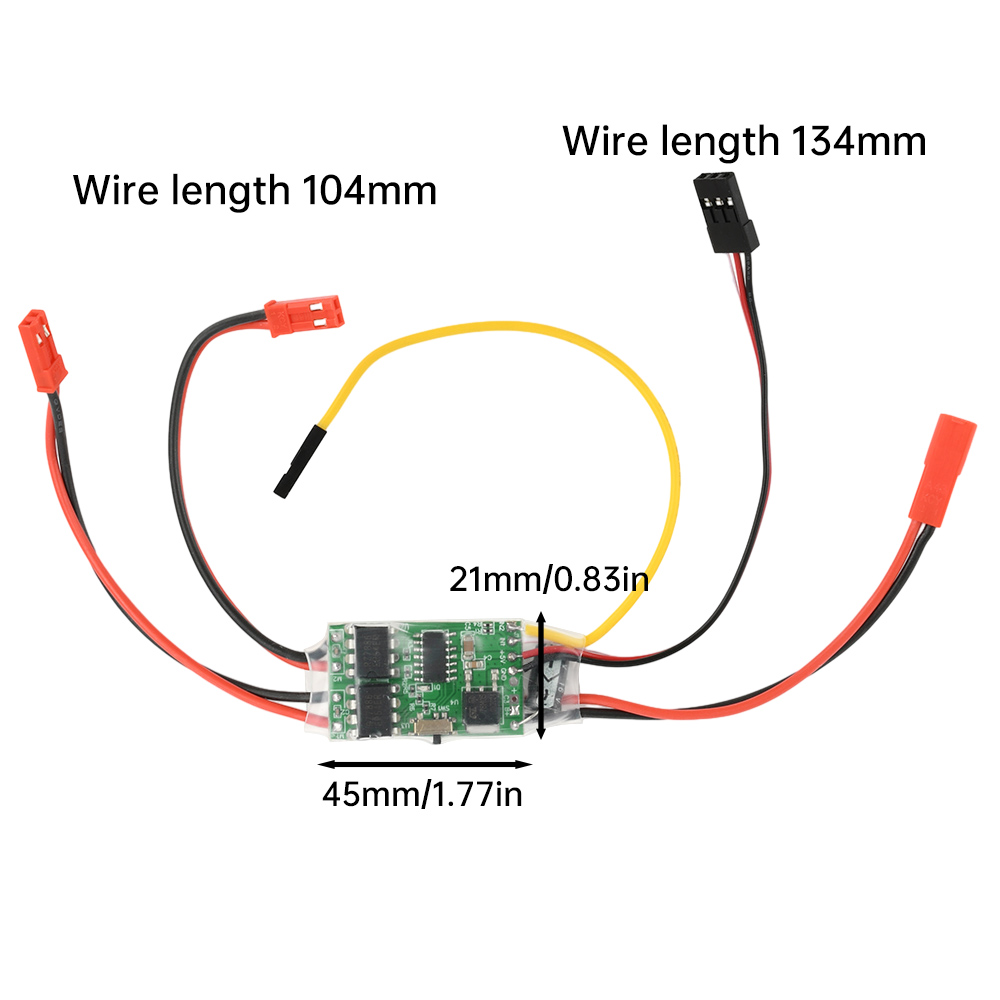 Eachine Drone E010 - Dwukanałowy, dwukierunkowy regulator obrotów ESC do