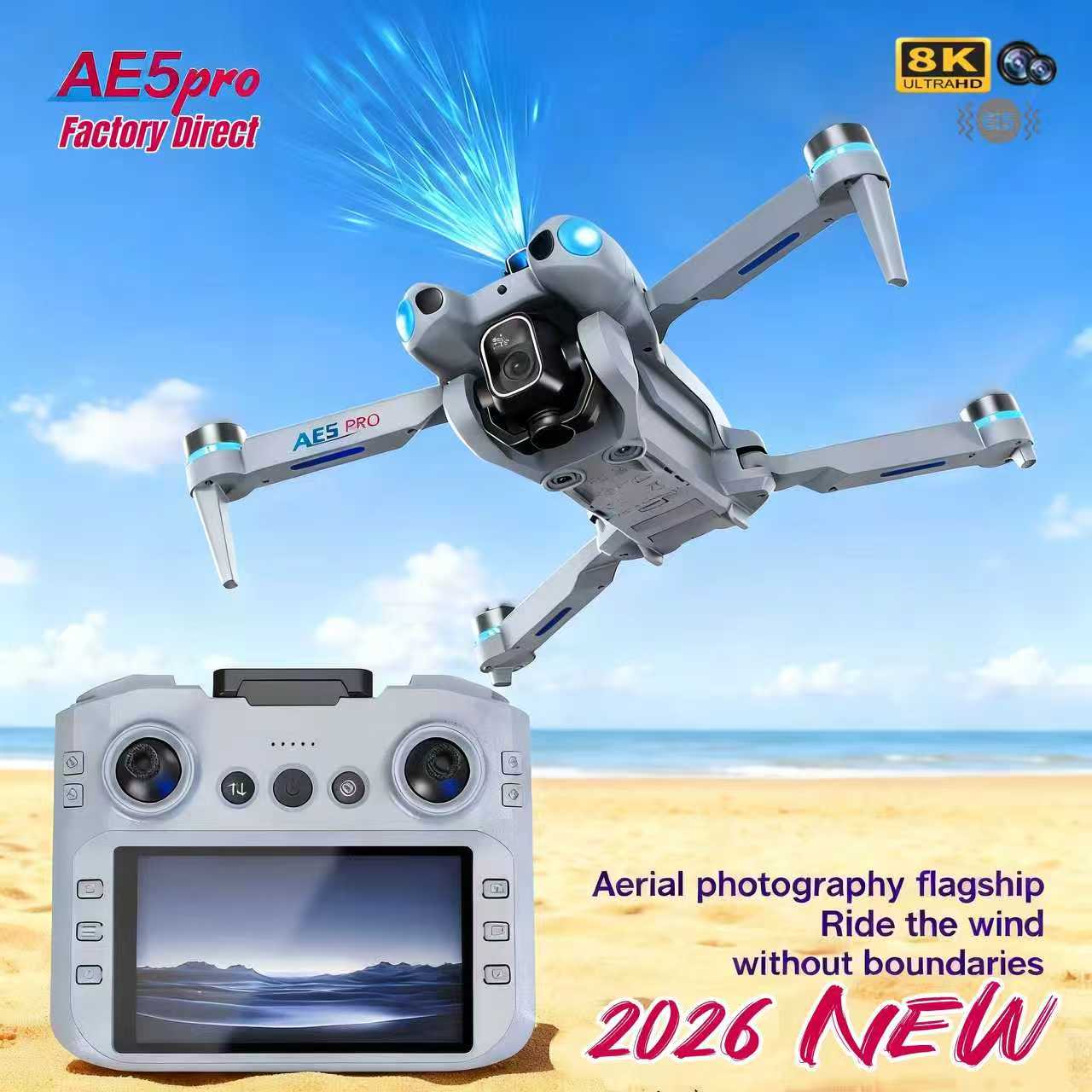 Profesjonalny dron AE5 z GPS,  – Jjrc Drone X12 recenzja i cena