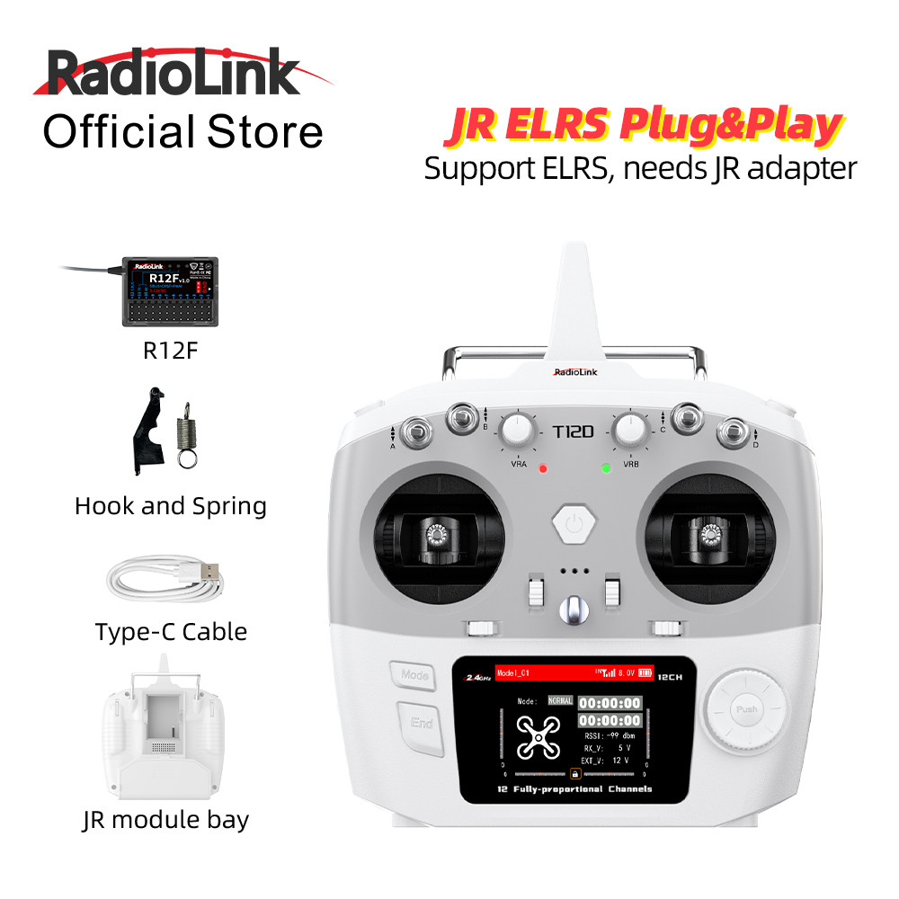 Moduł RadioLink T12D JR 12-kan – Drone Gimbal Controller recenzja i cena